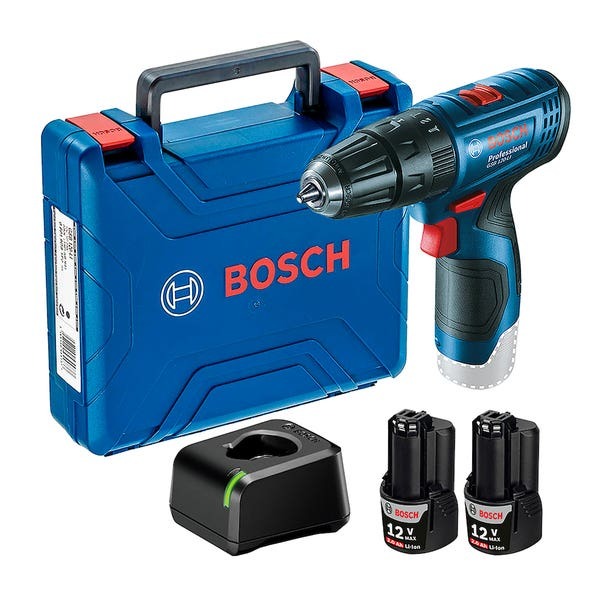 Furadeira Parafusadeira Com Impacto 2 Bateria 12v Gsb 120-li Bosch
