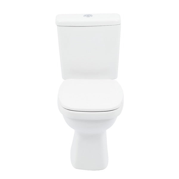 Kit Vaso Sanitário com Caixa Acoplada e Assento Branco Duplo Acionamento 3/6L Saída Vertical Like Celite
